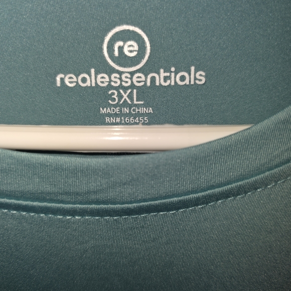 Essentials Teal Crew Neck Top - Picture 2 of 4